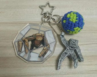 Project Hail Mary Acrylic Keychains | Rocky Keychains | Amaze fan art | Mini Grace Figurine
