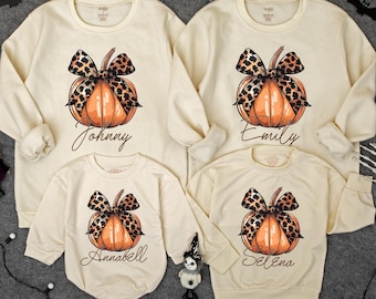 Personalized Fall Pumpkin Bubble Romper, Baby Girl Fall Outfit, Custom Name Baby toddler Outfit, pumpkin sweatshirt, Thanksgiving sweater