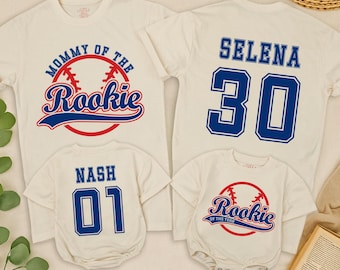 Rookie of The Birthday Shirt, Rookie Baseball Birthday Shirt, Rookie Family Shirts, First Birthday Boy Shirt, Baseball Tee, Baseball Mom Tee