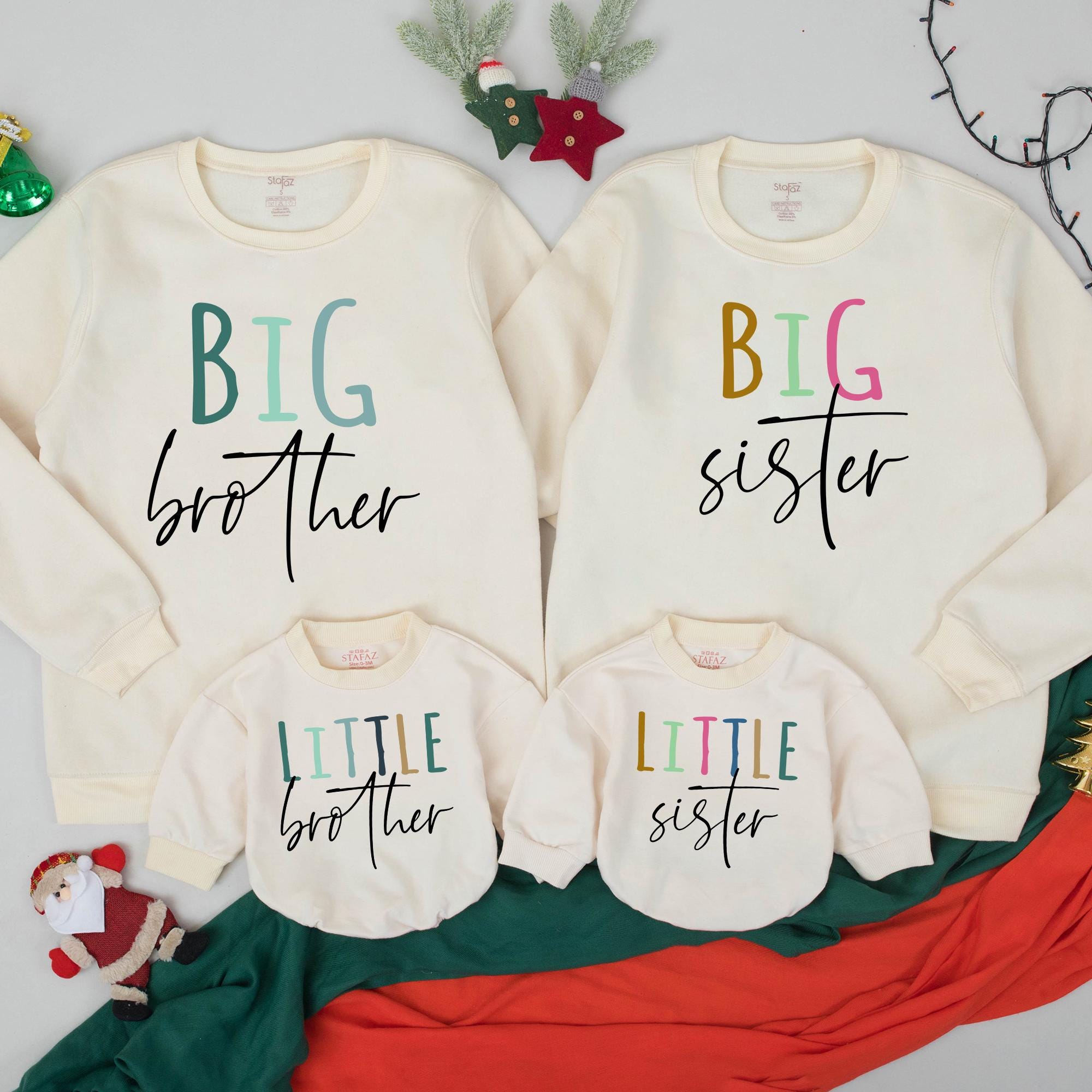 Christmas Shirts Big Sister Little Sister Matching Christmas