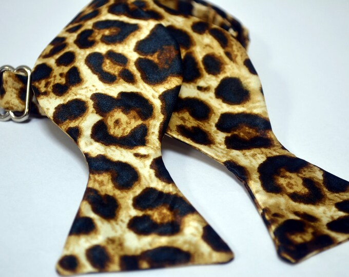 Macall Leopard Print Bow Tie - Etsy