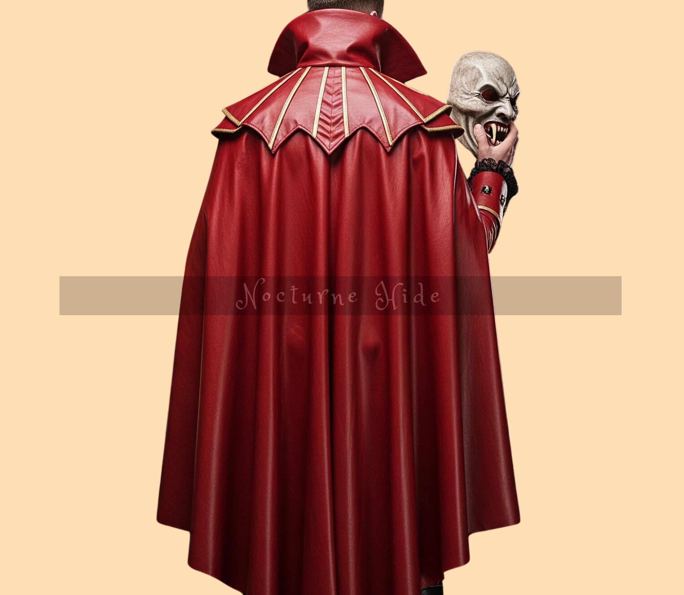て*や様 GR8 king custom mods coat 100% Real Leather Drag King Costume| Satanic Fashion Dark Lord
