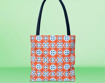 Kids Crab Tote Bag: Durable Polyester Beach Pool Bag