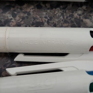 VINTAGE BIC Made In France "Momar" Chemical 4 Color Advertising Pens Lot 3 Dried image 5