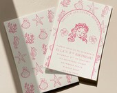 Mermaid Birthday Invitation | Girls Under the Sea Party Invite | Any Age | Editable Digital Download