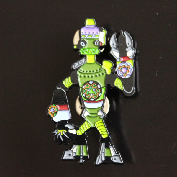 Joe Peters x WJC Robot Hat Pin -  Team Death Star