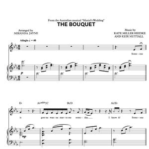 The Bouquet (Muriel&#39;s Wedding) - Full Transcription - Voice & Piano Sheet Music