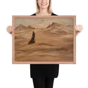 Framed poster “Solitude”