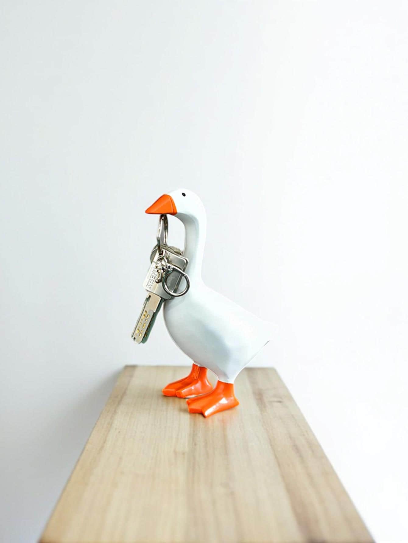 Magnetic Goose Key Holder: Resin Desk Organiser Sculpture, Fun, Quirky ...