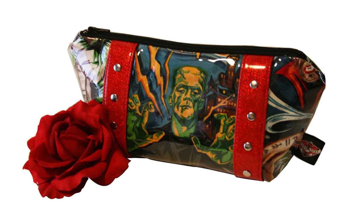 Monster Makeup Bag with Your Choice of Vinyl Trim MADE TO ...