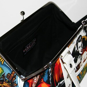 Monster Handbag with Your Choice of Vinyl Trim Kisslock Frame | Etsy