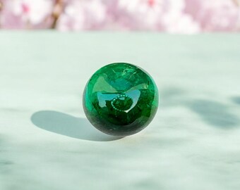Deep Green Tourmaline Cabochon, Brazil Tourmaline Ring Stone, Natural Gemstone