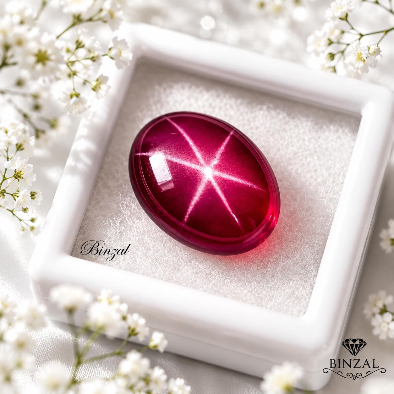 Grading Star Ruby 6-ray Asterism 15ct Ruby Natural Star Ruby Oval Cabochon 15x12x6 Mm ...