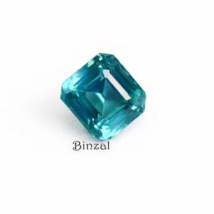3-4 Carat Neon Blue Paraiba Tourmaline, Radiant Cut Gemstone