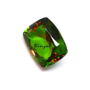 15-17 CT Rare Color Change Cushion Cut Loose Alexandrite Gemstone Natural & Certified Unique Color Change Stone Custom Ring or Pendant Alex