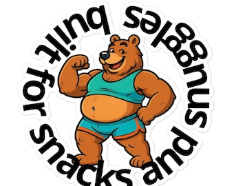 Snack and Snuggles Sticker