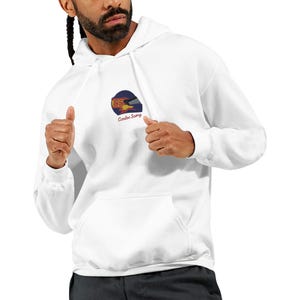 Bestickter Carlos Sainz Helm Hoodie