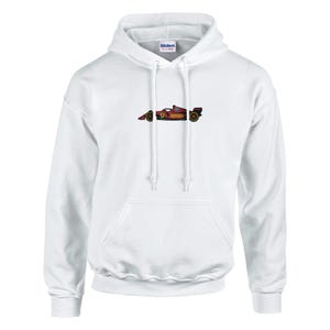 Embroidered Ferrari F1 Car Hoodie