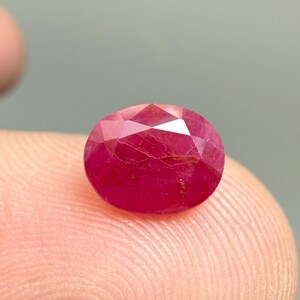 1.20 Carat Natural Ruby Pink Color Top Quality Top Cut Oval From Afghanistan Mine