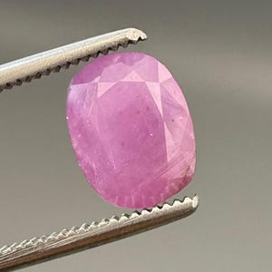 1.40 Carat Natural Ruby Pink Color Top Cut Oval From Badakhshan Afghanistan Mine