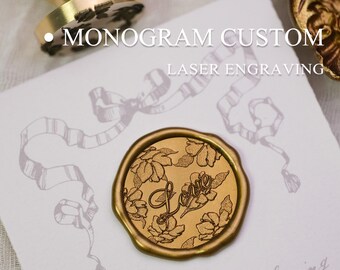 Your Name in Bloom - Monogram & Custom Floral Wax Seal