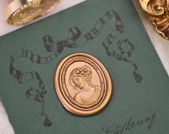 Persephone Goddess Seal - Vintage Wax Stamp for Invitations, Letters, Journals
