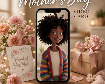 I’m Proud of Me Mom Video Card | Rap Song Mother’s Day Gift | Self Love Video | Digital Download
