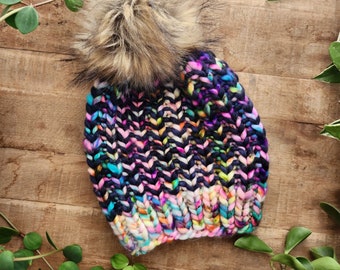 Child Beanie, 100% Merino Wool Knit Hat