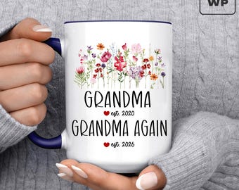 Personalized Grandma Mug, Custom Grandma Again Est Mug M0002