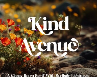 Kind Avenue - Elegante carattere retrò