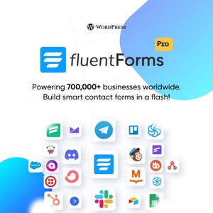 WP Fluent Forms Pro Add-On | Drag & Drop Builder | Payment, Survey, Multi-Step | WordPress Plugin