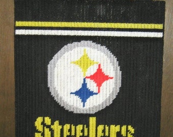 Steelers Banner Plastic Canvas Pattern