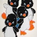 4 Little Penguins Wall Hanging Plastic Canvas Pattern