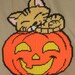 Halloween Nap Plastic Canvas Pattern