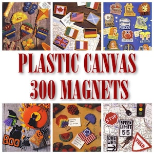 300 Magnets Plastic canvas Pattern PDF Download