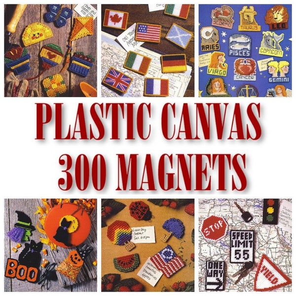 300 Magnets Plastic canvas Pattern PDF Download