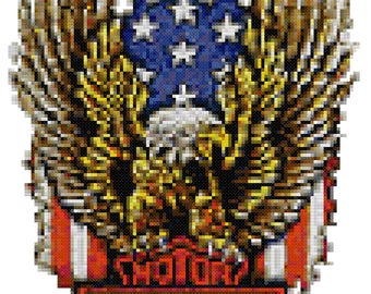 American Pride 2 Cross stitch Pattern