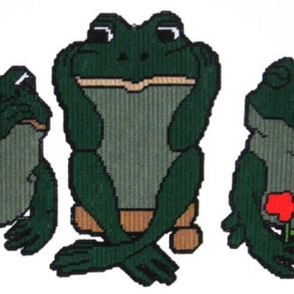 Frogs Hear No Evil Speak No Evil See No Evil - Etsy