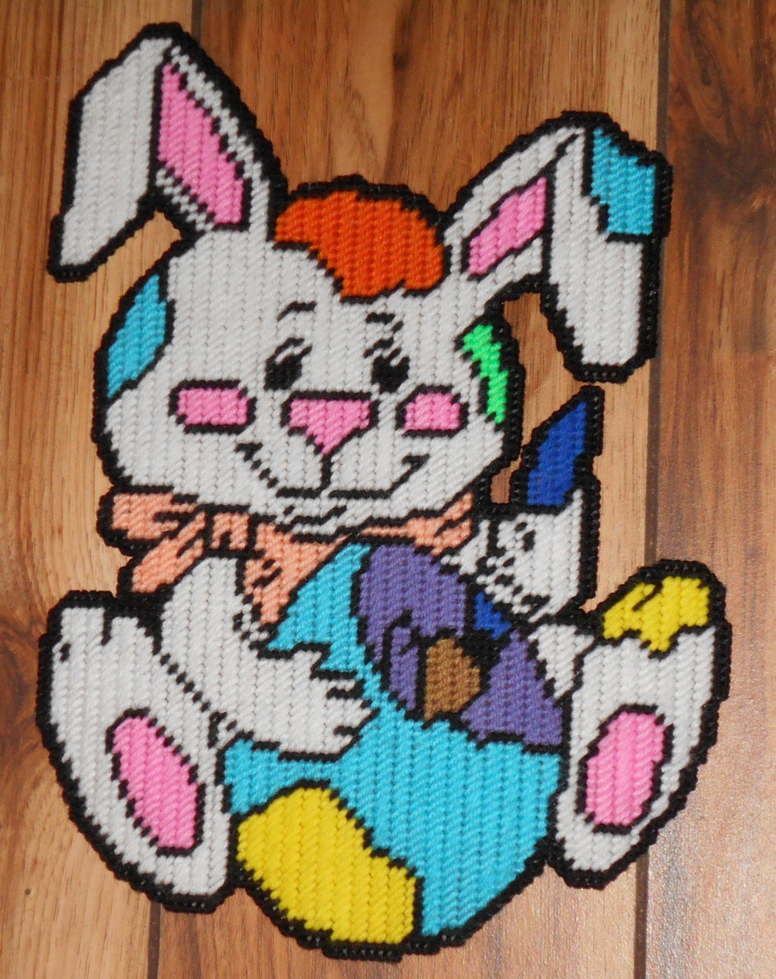 Decorating Easter Bunny Plastic Canvas Pattern Etsy