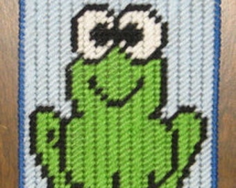 Frog Valance Plastic Canvas Pattern