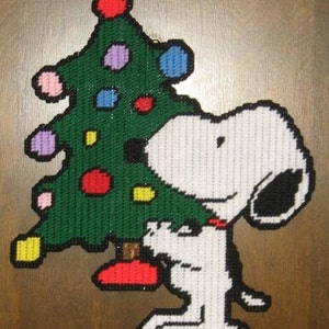 Decorating Snoopy Plastic Canvas Pattern