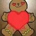 Gingerbreadmans Hearrt Plastic Canvas Pattern