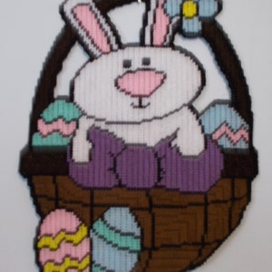 Easter Bunny Basket Plastic Canvas Pattern