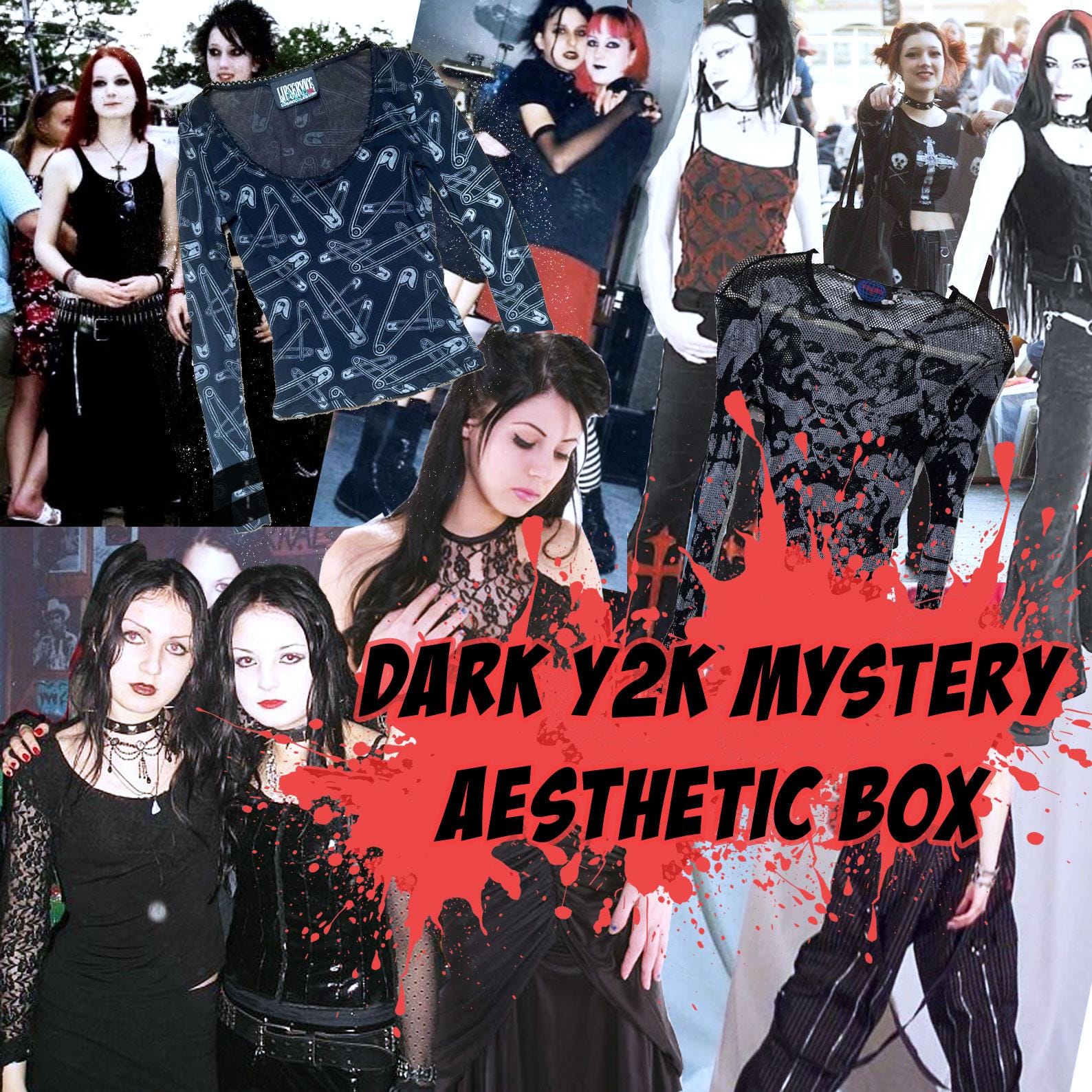 Dark Goth Y2K 2000's Mystery Aesthetic Box Charmed - Etsy