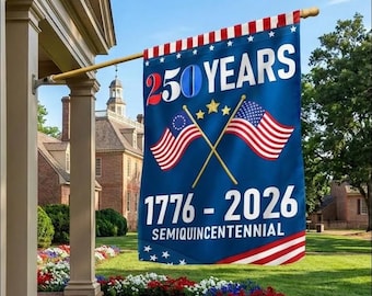 250th Anniversary American Flag – Semiquincentennial House or Garden Decor
