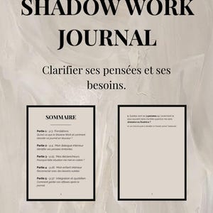 Journal de Shadow Work PDF | Carnet d'introspection et de guérison intérieure, Guide de développement personnel, Format numérique imprimable