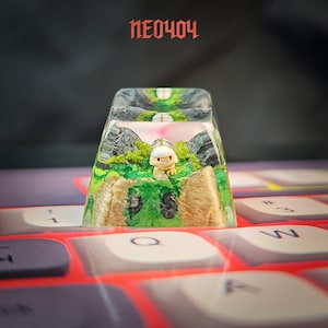 App.a Artisan Keycap - A.va.tar Keycap - Anime Keycap - Handmade Keycap - Boyfriend Gifts - For Anime Fans