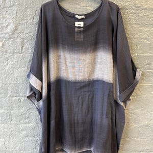 Plus Size Tunic Top with Pockets | Loose Fit Oversized Top | Shirt for Women | Long Tunic Blouse Ladies Thela Top Plus Size clothing UK16–30