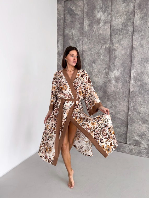 knee length dresses for ladies Dress Style Kimono in Eggshell main image 1