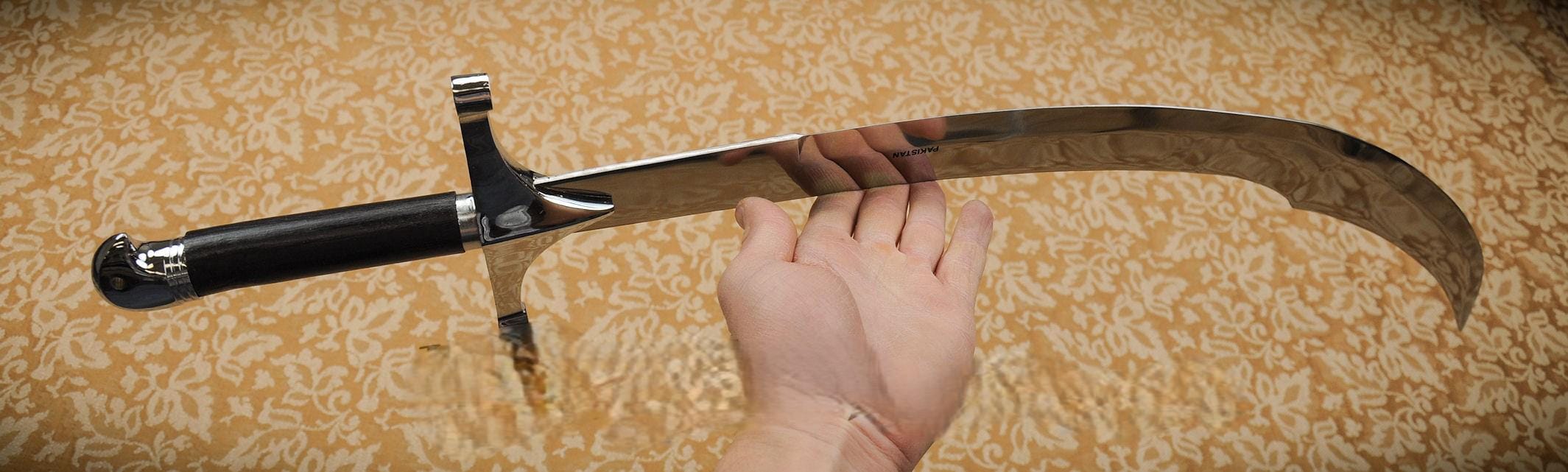 シミター トライバル ベリーダンス バラダイ ソード シルバーブレード